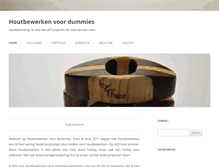Tablet Screenshot of houtbewerken-voor-dummies.com